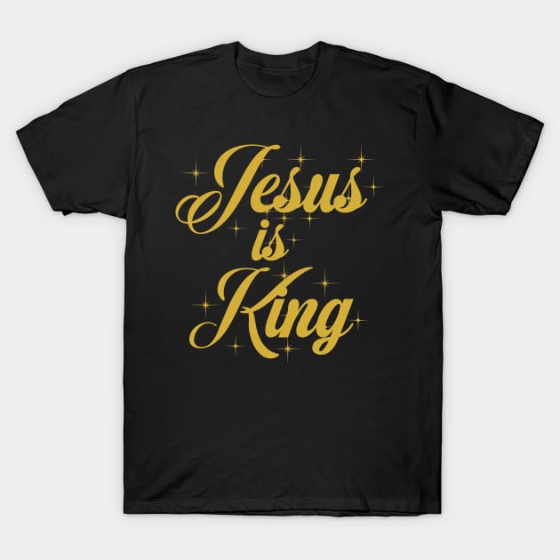 Jesus is King T-Shirt by inotyler